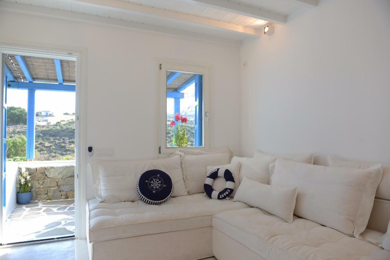 Luxury White Maisonette Kalafatis Bagian luar foto