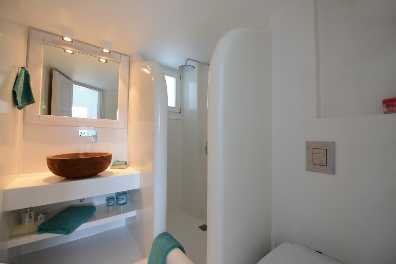Luxury White Maisonette Kalafatis Bagian luar foto