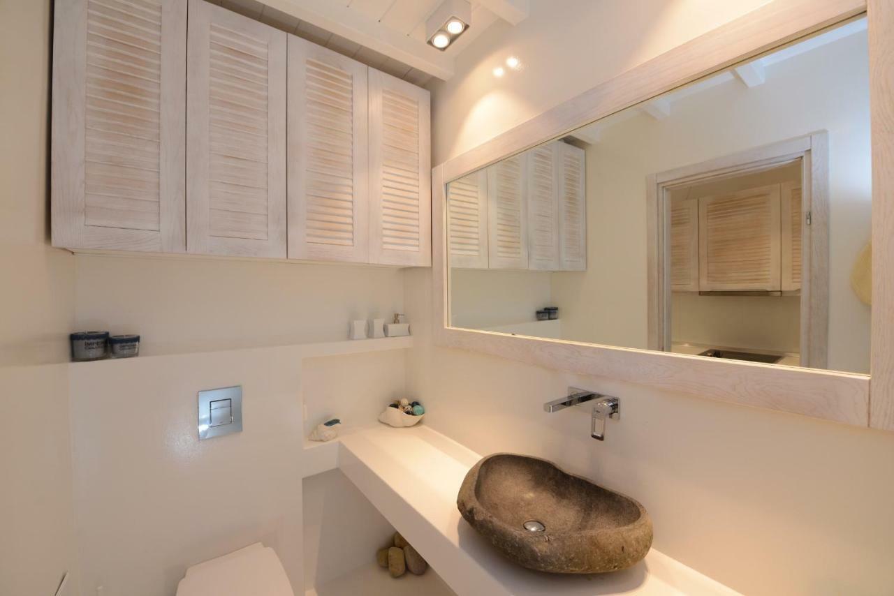 Luxury White Maisonette Kalafatis Bagian luar foto