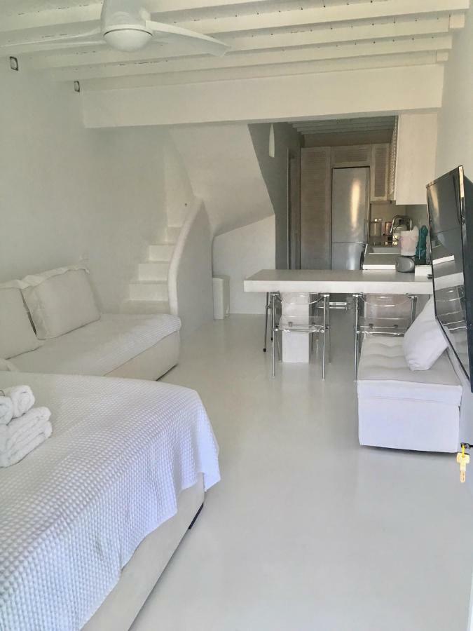 Luxury White Maisonette Kalafatis Bagian luar foto
